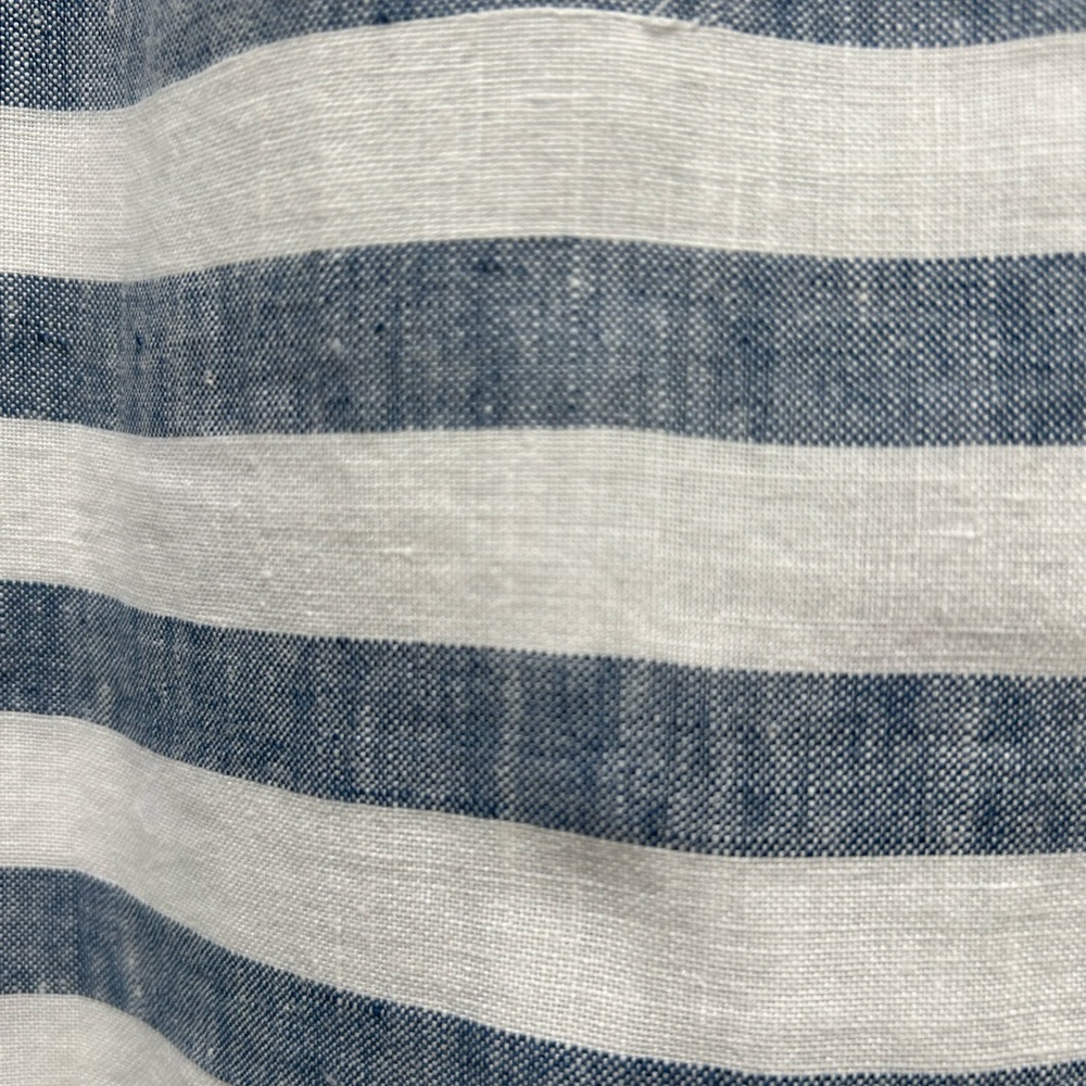 J Jill Linen Seaside White/Blue Striped Maxi A Line Skirt Size - Picture 5 of 8
